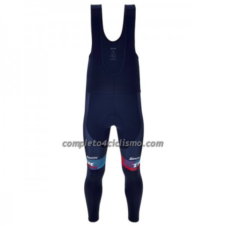 Calzamaglia con bretelle 2023 Trek Factory Racing XC Blu Scuro
